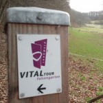 Wegmarke VitalTour Felsengarten